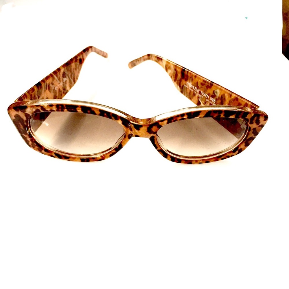 Emanuelle Khahn Tortoise Statement Sunglasses - image 8